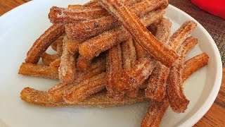 CHURROS CASEROS RECETA FACIL Jenny Salas [upl. by Steel529]