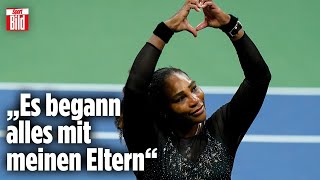 Serena Williams verabschiedet sich tränenreich von der TennisBühne [upl. by Ydwor324]