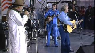 George Jones  Tennessee Whiskey Live at Farm Aid 1985 [upl. by Thera]