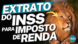 COMO EMITIR O EXTRATO DO INSS PARA DECLARAR NO IMPOSTO DE RENDA 2023 [upl. by Llyrad]