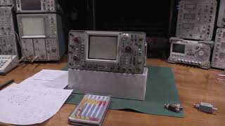 Tektronix 465B Restoration Part 2 Vertical Amplifier Alignment and Calibration [upl. by Azenav]