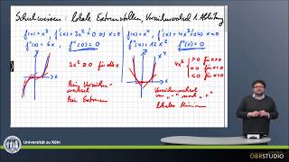 0084 lokale Extrema Vorzeichenwechsel der ersten Ableitung [upl. by Gussy776]