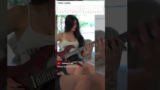 Ozzy Osbourne  Crazy Train Intro 🎸 Cover amp Tab by Larissa Liveir [upl. by Nnybor]