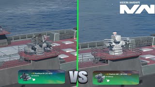 Comparison Between KashtanМ And PantsirME  Modern Warships [upl. by Irtimd168]