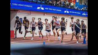 Quick Mens Two Mile at Trials of Miles at The Armory [upl. by Ramel501]