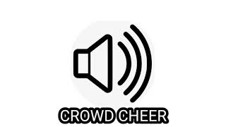 CROWD CHEER SOUND EFFECT [upl. by Niliac]