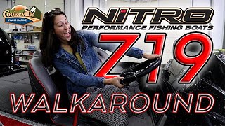 2021 Nitro Z19 Bass Boat  Walk Around [upl. by Nabetse943]