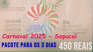 Passaporte Rio Carnaval  Pacote ingressos para os 3 dias de desfiles na Sapucaí Carnaval 2025 [upl. by Peper497]