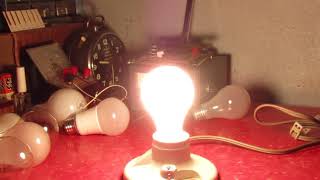 100 watt Incandescent light burnout at 255 [upl. by Akehsat]