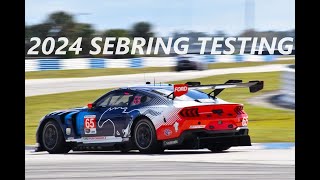 2024 Sebring 12 Hours Testing [upl. by Ronoh]