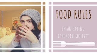 EATING DISORDER INPATIENT FOOD RULES [upl. by Assiruam]