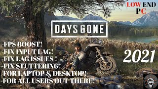 Days Gone How To Fix Stuttering  How to Fix Lag  Increase Performance 2021  ✅NEW [upl. by Chucho]