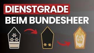 Die Dienstgrade beim Bundesheer Einfach erklärt von Plakos [upl. by Arleta]