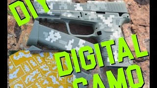 DIY Digital Camo Cerakote [upl. by Ecyac703]