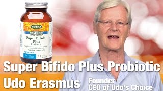 Udos Choice Super Bifido Plus Probiotic with Founder and CEO Udo Erasmus [upl. by Aicilef852]