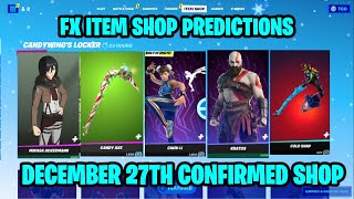 December 27th 2023 Fortnite Item Shop CONFIRMED  Fortnite Early Item Shop Prediction December 27th [upl. by Nore]