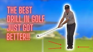 BEST DRILL IN GOLFFEET TOGETHERJUST GOT BETTER slow motion added [upl. by Nyrehtac]