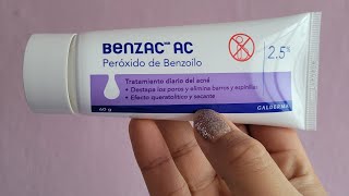 Reseña Benzac AC al 25 Tratamiento localizado para el acné [upl. by Bilow704]