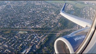 STEEP CLIMB  Takeoff New York JFK International Airport  JetBlue A321 [upl. by Myrtie]