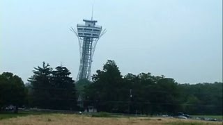 Demolition of Civil War battlefield tower in Gettysburg PA  July 2000 [upl. by Beker]