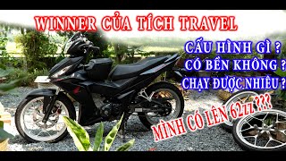 Review Winner 150 PXL Của Tích Travel Có Gì  Câu Chuyện Về Người Bạn Đồng Hành  MotoVlog 77 [upl. by Asira]