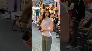 AI Haneul  I tried on skinny jeans  Daily look OOTD [upl. by Killoran]