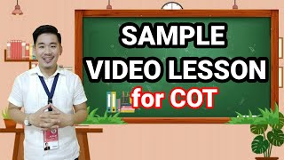 SAMPLE VIDEO LESSON IN ENGLISH 3  COT  QUARTER 3  HYPONYMS [upl. by Nylanej]