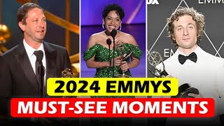 Emmy Awards 2024 Biggest Surprises and Highlights  Celebrity Updates [upl. by Aihn117]