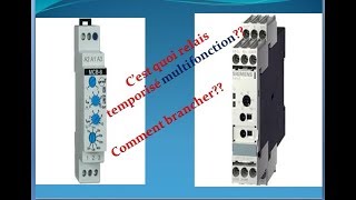 Comment utiliser un relais temporisé multifonction [upl. by Labanna]