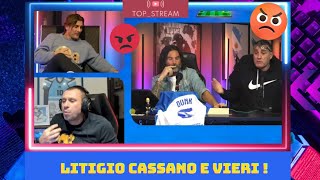 LITIGIO CASSANO VS VIERI 💣🔥💥BOBO TV 📺 SE NE DICONO DI SANTA RAGIONE ASCOLTATE🔊 [upl. by Cristy]