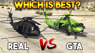 GTA 5 ONLINE ANNIHILATOR STEALTH VS REAL UH60 BLACK HAWK quot WHICH IS BEST [upl. by Ys751]