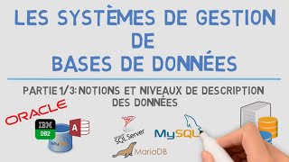 Les SGBD 13  Notions et Niveaux de Description des Données [upl. by Trainer]