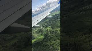 Plane flying over beautiful lower main land Abbotsford BC Canada [upl. by Grantham]