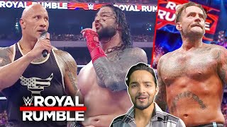 WWE Royal Rumble 2024 WINNERS RETURNS amp Full Results  The Rock CM Punk Highlights Predictions [upl. by Ahtoelc751]