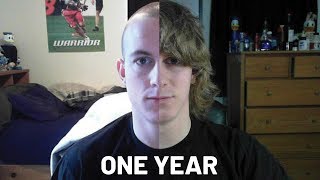 Picture A Day  Hair Growing 1 Year  TimeLapse [upl. by Artap655]