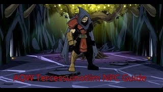 AQW Tercessuinotlim All NPC Location Guide [upl. by De]