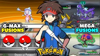 Completed Pokemon NDS ROM Hack With Gigantamax Fusions Gen 8 Mega Fusions amp More 2021 [upl. by Nodnek]