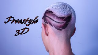 INOVAÇÃO BARBER freestyle PENA 3D  COM platinado ATUALIZADO [upl. by Treve]