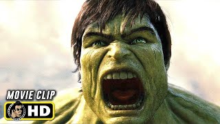 THE INCREDIBLE HULK 2008 University Battle HD Hulk Smash [upl. by Arimay]