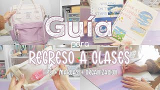 Guía para el regreso a clases 📚🎒 tips de organización [upl. by Dreeda949]