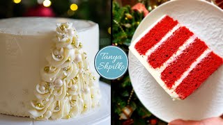 Шикарный Праздничный Торт «Красный Бархат»  Подробный Рецепт  Red Velvet Cake [upl. by Reppart792]