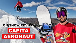 Capita Aeronaut Snowboard  On Snow Review [upl. by Hoem]