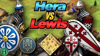 Slavs vs Georgians  1v1 Arabia  vs Lewis  AoE2 [upl. by Torie]