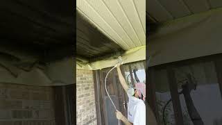 Front Panels Spray construction satisfying exteriorpainters residentialpainter sigma home [upl. by Nyrtak]