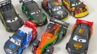 Disney Pixar Carbon Fiber Racers Rip Clutchgoneski Lightning Mcqueen Drift Race [upl. by Inol]