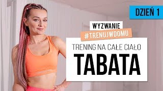 Wyzwanie 🔥 Dzień 1  Odchudzający trening interwałowy TABATA  Monika Kołakowska [upl. by Aiynat]