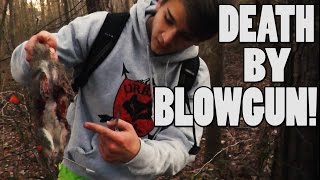 GRAPHIC Blowgun Hunting Ep 10  Toughest Squirrel Ever [upl. by Ahsiener939]