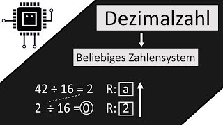 Dezimalzahl in ALLE Zahlensysteme umwandeln  Algorithmen verstehen [upl. by Capriola]