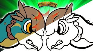 Pachycephalosaurus Song Animatic  Dinosaur Songs from Dinostory by Howdytoons Extras [upl. by Liamsi]