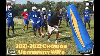 Chowan University 20212022 WR’s 🦅 [upl. by Alihs626]